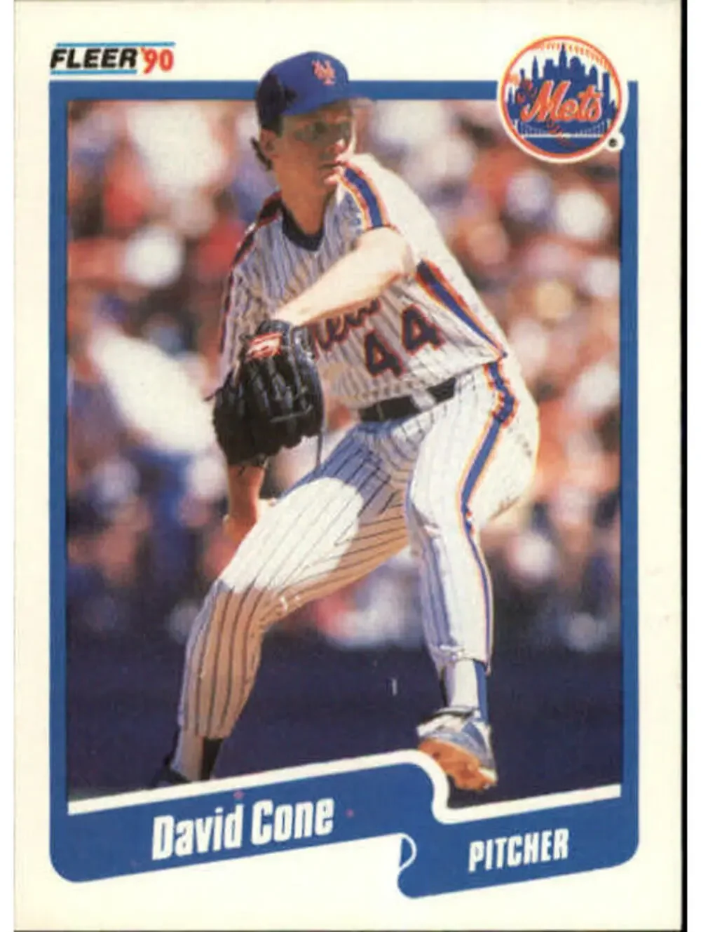 1990 David Cone Fleer Baseball Card #200
